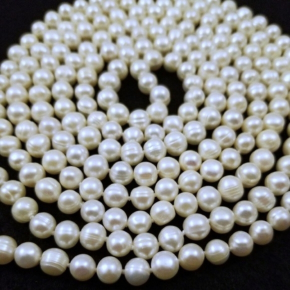 REAL 65" White Pearl Strand - Picture 3 of 6